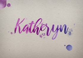Katheryn Watercolor Name DP