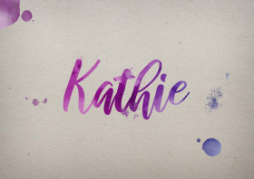 Kathie Watercolor Name DP