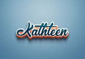 Cursive Name DP: Kathleen