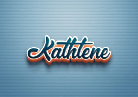 Cursive Name DP: Kathlene