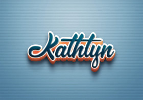 Cursive Name DP: Kathlyn