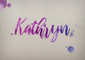 Kathryn Watercolor Name DP