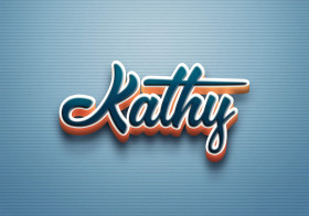 Cursive Name DP: Kathy