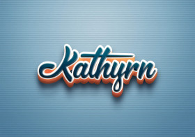Cursive Name DP: Kathyrn