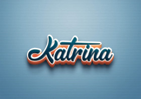Cursive Name DP: Katrina
