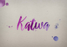 Katwa Watercolor Name DP