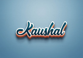 Cursive Name DP: Kaushal