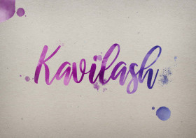 Kavilash Watercolor Name DP