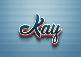 Cursive Name DP: Kay