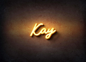Glow Name Profile Picture for Kay