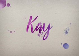Kay Watercolor Name DP