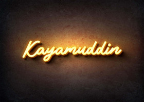 Glow Name Profile Picture for Kayamuddin