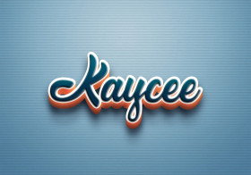 Cursive Name DP: Kaycee