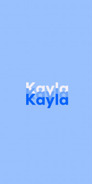 Name DP: Kayla