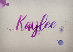 Kaylee Watercolor Name DP