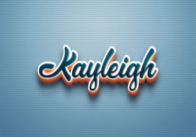 Cursive Name DP: Kayleigh