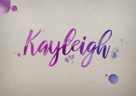 Kayleigh Watercolor Name DP