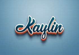 Cursive Name DP: Kaylin