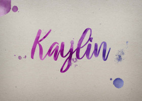Kaylin Watercolor Name DP
