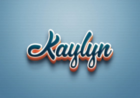 Cursive Name DP: Kaylyn
