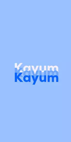 Name DP: Kayum