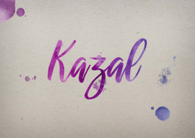 Kazal Watercolor Name DP