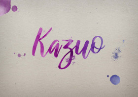 Kazuo Watercolor Name DP