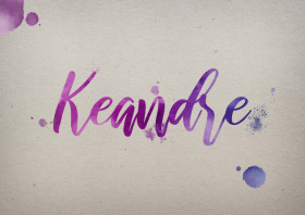 Keandre Watercolor Name DP