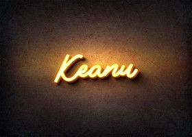 Glow Name Profile Picture for Keanu
