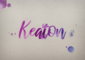 Keaton Watercolor Name DP