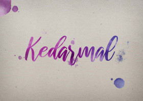 Kedarmal Watercolor Name DP