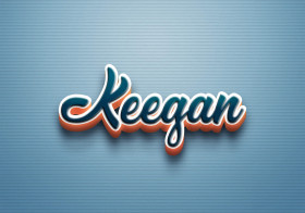 Cursive Name DP: Keegan