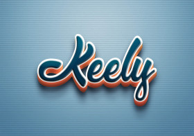 Cursive Name DP: Keely
