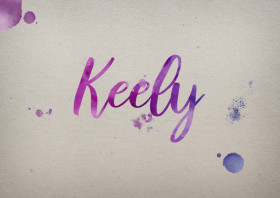 Keely Watercolor Name DP