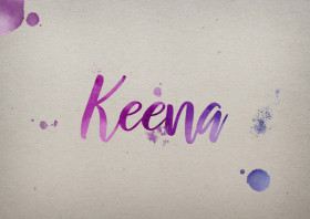 Keena Watercolor Name DP