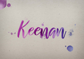 Keenan Watercolor Name DP