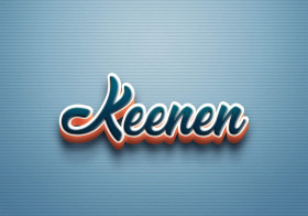 Cursive Name DP: Keenen