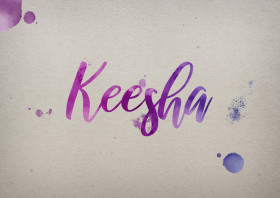 Keesha Watercolor Name DP