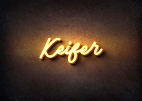 Glow Name Profile Picture for Keifer
