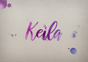 Keila Watercolor Name DP