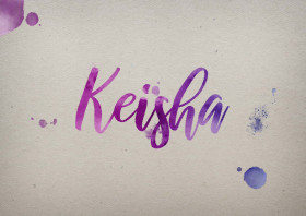 Keisha Watercolor Name DP
