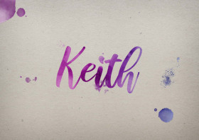 Keith Watercolor Name DP