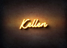 Glow Name Profile Picture for Kellen