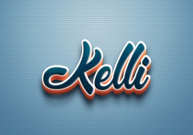 Cursive Name DP: Kelli