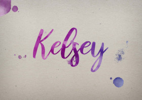 Kelsey Watercolor Name DP