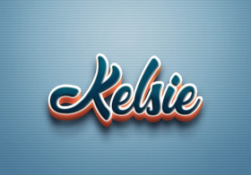 Cursive Name DP: Kelsie