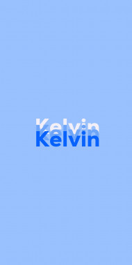 Name DP: Kelvin