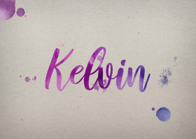 Kelvin Watercolor Name DP