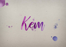 Kem Watercolor Name DP