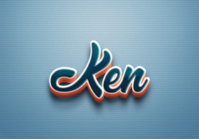 Cursive Name DP: Ken